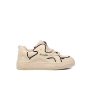 United Colors Of Benetton Bej-Siyah Kadın Sneaker BNI-10100 Z
