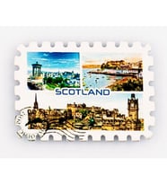 İskoçya Edinburgh Pul Magnet (Karışık)