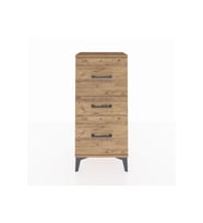 Arges Komodin 3 Çekmeceli 44x30x96 Çam-Çam