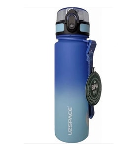 UZSPACE 3026-6 TRITAN SOFT TOUCH MATARA PİPETSİZ 500 ML GRADIENT RENK DARK BLUE- DARK BLUE