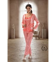 #Pijama Nar Çiçeği Kadın Pijama Takımı Rahat Ev Giyim Günlük ve Çeyizlik Nefes Alabilen Yumuşak