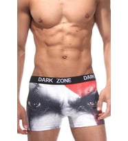 Erkek Pamuklu Göz Desenli 3D Boxer (Çok Renkli)