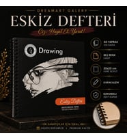 DreamArt Galery 20x20 50 YAPRAK ESKİZ ÇİZİM DEFTERİ
