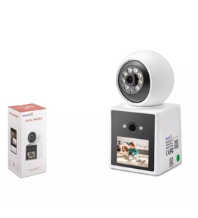 Radex Rx-11aı Wi-fi Görüntülü Görüşme Özellikli 3mp Lens Sd Kart Girişli Beyaz İp Kamera (Siyah)