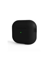 Apple Airpods Pro 2 Uyumlu Zore Standart Silikon Kılıf (Siyah)
