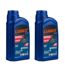 Lubex Rapidus 20W-40 1 Lt 4 Zamanlı Motosiklet Yağı (2 Adet)