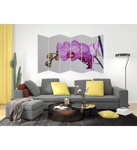 MOR ÇİÇEK MDF TABLO-0728 MODEL-B
