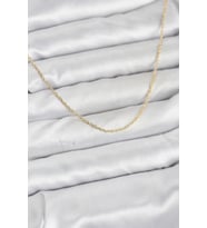 CM 14K Gold Renk Burgu Model 60 cm Kadın Kolye