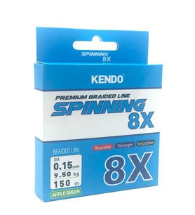 Kendo Spınnıng 8X Fıghtıng 150 mt (Apple Green) İp Misina 0,17mm