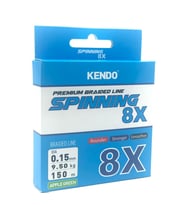 Kendo Spınnıng 8X Fıghtıng 150 mt (Apple Green) İp Misina 0,17mm (Karışık)