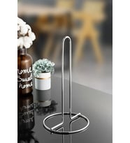 Metal Kağıt Havluluk Dolu Çelik Krom Kaplama Dik Havlu Peçetelik Standart Ve Büyük Boy Rulo tnc0000036, one size