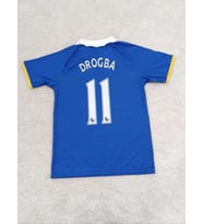 Chélséáá Didier Drogbá Şampiyonlar Ligi Logolu Nostalji Forma / Retro Drogbá Forma 4546 (Mavi)