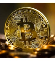 Bitcoin Madeni Hatıra Para 1 Adet Metal