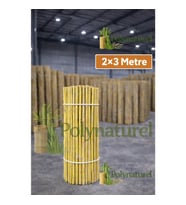 Doğal Kamış Bambu Çit 2X3M Bahçe Teras Balkon Gizlilik Perdesi Gölgelik Örtü