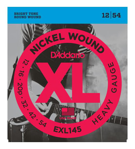 Daddario Exl145 Elektro Gitar Tel Seti, Xl, 12-54, Nickel