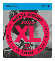 Daddario Exl145 Elektro Gitar Tel Seti, Xl, 12-54, Nickel