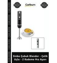 Özel Üretim Ergonomik Sağlam Karıştırıcı Sinbo Çubuk Blender Çelik Uçlu 2 Kademe Hız Ayarı