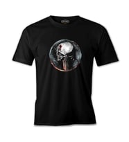 Punisher - Logo Shot Siyah Erkek Tshirt