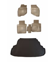 Honda City Sedan 2006-2009 Bej Havuzlu Paspas ve Bagaj Seti Bizymo