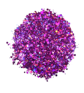 Glitter Sim Epoksi Süsleme Aksesuarı (100 GR)  Mor