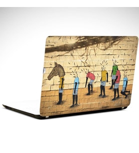 Kafasız İnsanlar Laptop Sticker 15.6 inch (38X27CM)