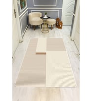 Modern Desenli Dijital Baskı Kaymaz Taban Halı H0233