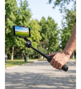 3 Axis Telefon Gimbal Stabilizer Video Çekim Sabitleyici