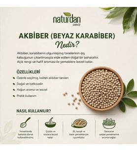 Akbiber Beyaz Karabiber - 2 kg