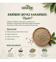 Akbiber Beyaz Karabiber - 2 kg