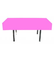 Masa örtüsü desensiz yerli pembe 137x183 cm p1-
