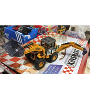 Oyuncak Model Metal Kepçe Dozer Excavatör Buldozer 30 cm Ön ve Arka Hareketli Kırılmaz Kepçe