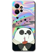 Redmi Note 12 4G Kılıf HD Desen Baskılı Kılıf - Milkshake Panda