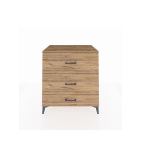 Kronos Şifonyer 3 Çekmeceli 88x59x96 Çam-Çam