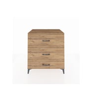 Kronos Şifonyer 3 Çekmeceli 88x59x96 Çam-Çam