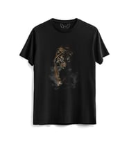 Tiger Baskılı  Siyah Tshirt