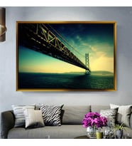 Altın Çerçeveli dekoratif tablo a217 (Gold)