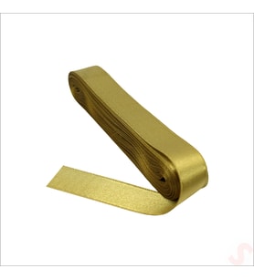 Saten Kurdele, 2cm x 10mt - Altın
