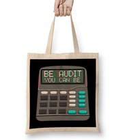Be Audit You Can Be Funny Accountant Auditor Pun Bez Çanta Uzun Saplı