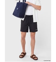 LCW SWIMWEAR Siyah Kısa Boy Baskılı Erkek Deniz Şortu