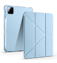 Lexroo Xiaomi Pad 7 Pro Kılıf Tri Folding Kalem Bölmeli Standlı Kılıf - Mavi
