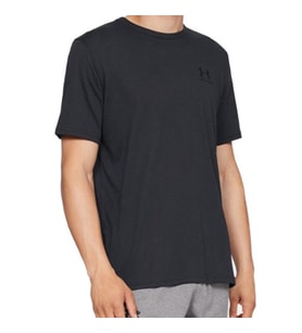 UA SPORTSTYLE LEFT CHEST ERKEK T-SHIRT Erkek Siyah Tişört 1326799-001