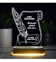 Canım Öğretmenim 3d Led Lamba