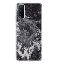 Vivo Y20 Kılıf Desenli Silikon Black Marble 4 1383