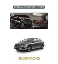 HONDA CIVIC FB7 2011-2015TORPİDO KORUMA HALISI GRİ KENAR