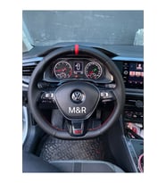 Golf 7 Kaplama Deri Direksiyon Kılıfı