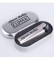 İsme Özel  Clipper Metal Çakmak