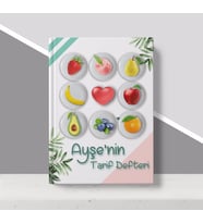 BK Gift Kişiye Özel İsimli Mutfak Tarif Defteri-15 (Beyaz)