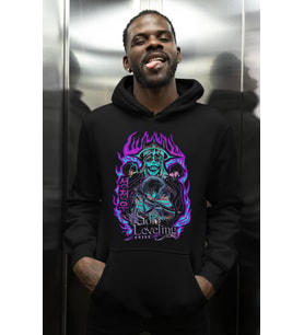 Solo Leveling Arise Baskılı Unisex Oversize Anime Karakter Hoodie