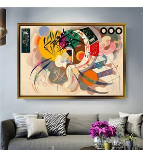 Altın Çerçeveli dekoratif tablo a526 (Gold)