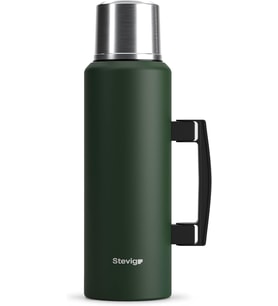 Lexroo 4 Camp Klasik Vakumlu Kulplu Çelik Termos 1.5 LT. Green ST-206